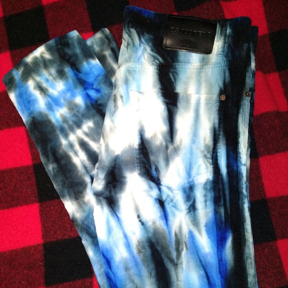 Dsquared2 tie dye Corduroy pants